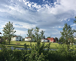 White Sails Inn grounds