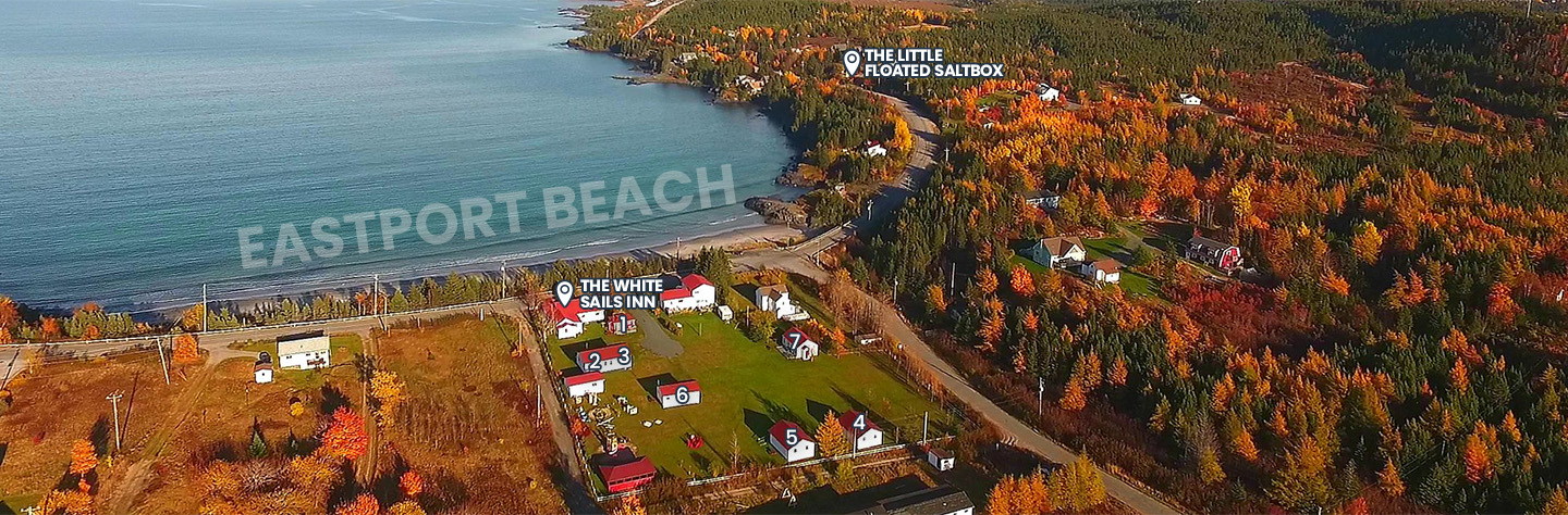 White Sails property aerial view