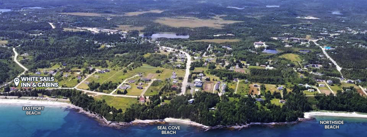 Eastport aerial beach image