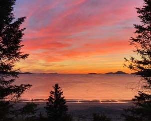 Eastport Beach sunset