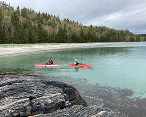 Northside Beach canoeing